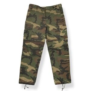 Winchester Pants Men 36 (ACTUAL 35x30) Green Camouflage Hunting Cargo VTG